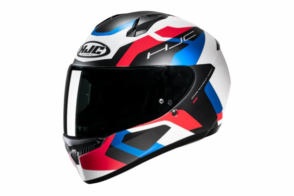 Capacete HJC C10 Tins Branco Vermelho Preto Azul 58